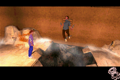 screenshot from the game the last seal.