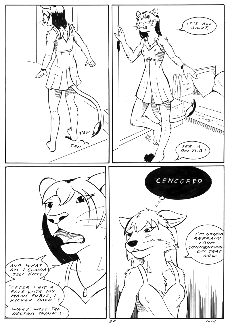 The latest page of the furry webcomic Sandra's Day.